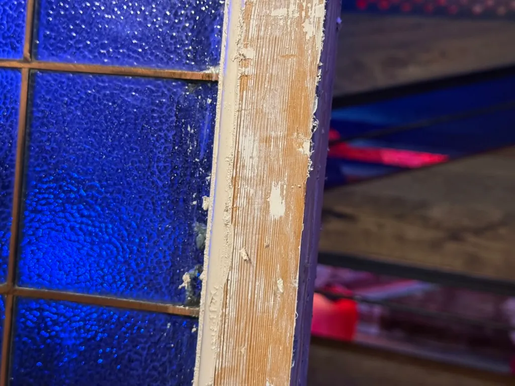 After stripping the paint